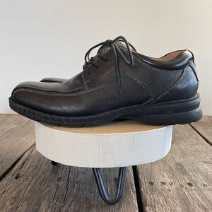 Docker’s Black Leather Dress Shoe Size 8M EUC
